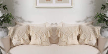 Load image into Gallery viewer, Macrame Cushion Cover (Set of 2)- Tassel