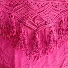Load image into Gallery viewer, Macrame Cushion Cover (Set of 2)- Tassel