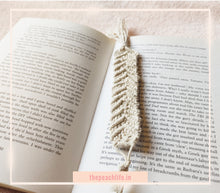 Load image into Gallery viewer, Macrame Bookmark- Braided Design