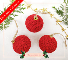 Load image into Gallery viewer, Christmas Ball Red (Set of 10 pieces)