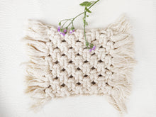 Load image into Gallery viewer, Macrame Coasters Set - Square