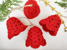 Load image into Gallery viewer, Christmas Bell- Red (Set of 10 pieces)