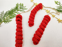 Load image into Gallery viewer, Christmas Curly Cues- Red (Set of 10 pieces)