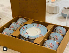 Load image into Gallery viewer, Cup & Saucer (Set of 6 Pieces)