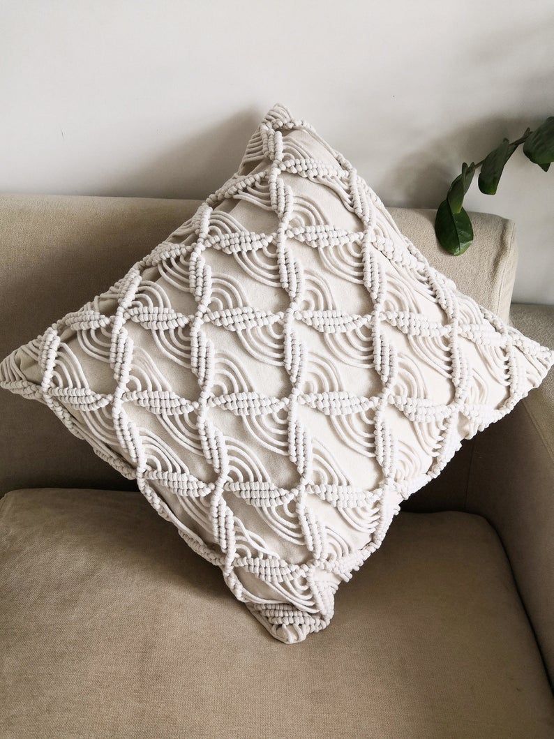 Macrame Cushion Cover (Set of 2)