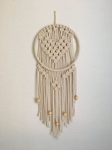 Macrame Dream Catcher- Knotted with Beads