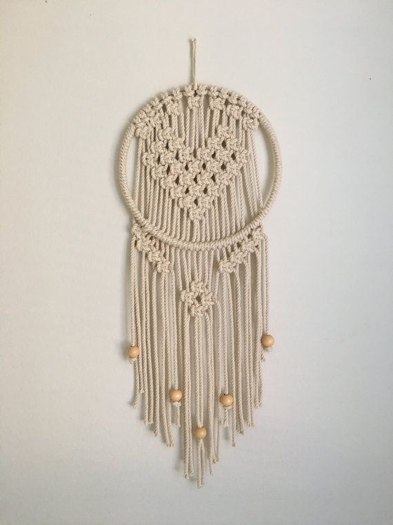 Macrame Dream Catcher- Knotted with Beads