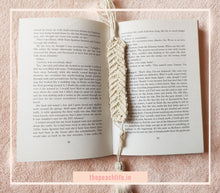 Load image into Gallery viewer, Macrame Bookmark- Braided Design

