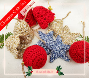 Christmas Assorted Decoration (Set of 10 pieces)