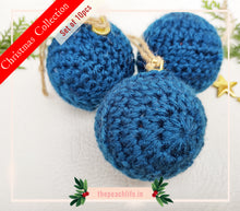 Load image into Gallery viewer, Christmas Ball- Blue (Set of 10 pieces)
