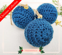 Load image into Gallery viewer, Christmas Ball- Blue (Set of 10 pieces)
