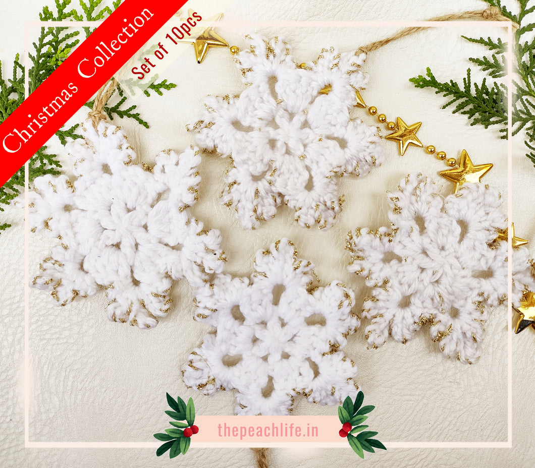 Christmas Snowflake (Set of 10 pieces)