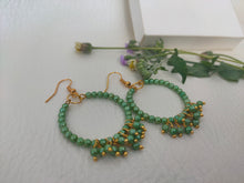 Load image into Gallery viewer, Handmade Hoop Earrings- Fiona
