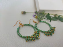 Load image into Gallery viewer, Handmade Hoop Earrings- Fiona
