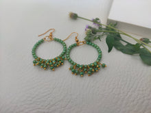 Load image into Gallery viewer, Handmade Hoop Earrings- Fiona
