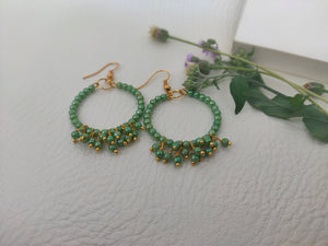 Handmade Hoop Earrings- Fiona