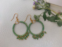 Load image into Gallery viewer, Handmade Hoop Earrings- Fiona
