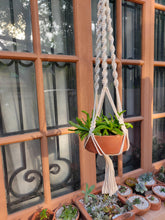 Load image into Gallery viewer, Macrame Planter Boho
