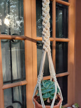 Load image into Gallery viewer, Macrame Planter Knotted
