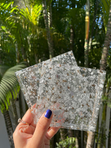 Square Coasters- Snowflake