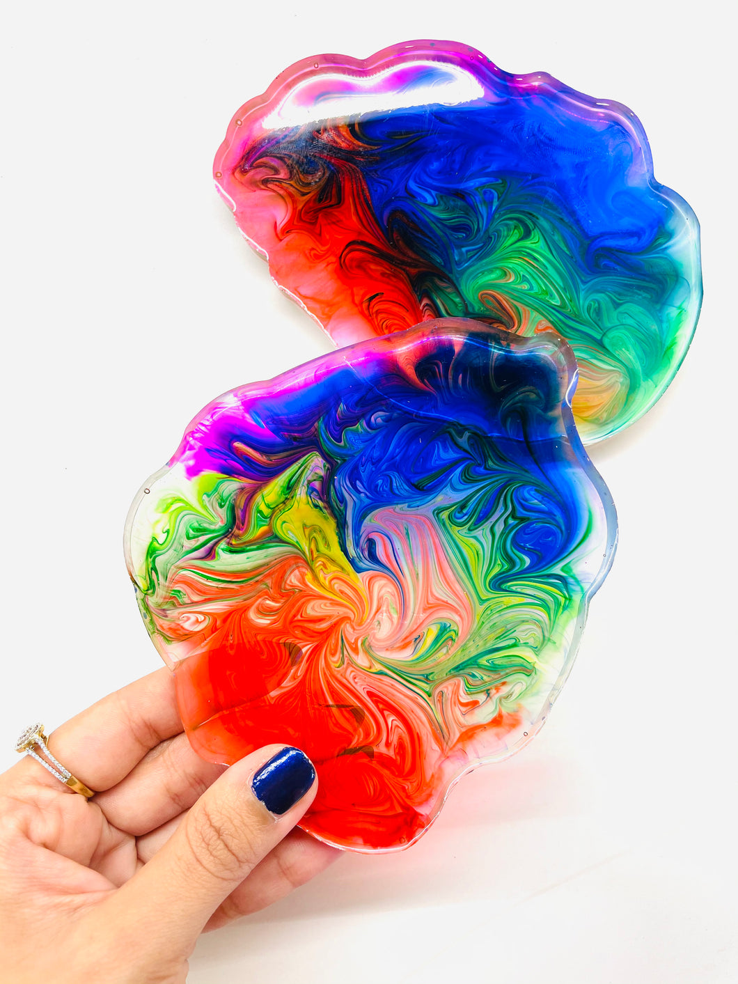 Irregular Shape Coasters- Multicolor