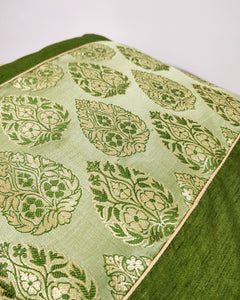 Olive Garden Brocade Cushion Cover Set of 2