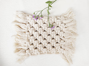 Macrame Coasters Set - Square