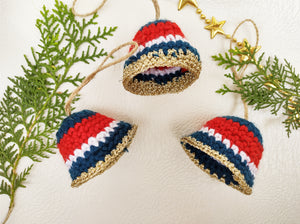 Christmas Bell- Multicolor (Set of 10 pieces)