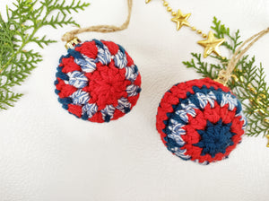 Christmas Ball- Multicolor (Set of 10 pieces)