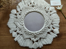 Load image into Gallery viewer, Macrame Mirror- Mandala Design
