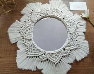 MACRAME MIRROR- Boho Style