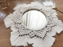 Load image into Gallery viewer, MACRAME MIRROR- Boho Style
