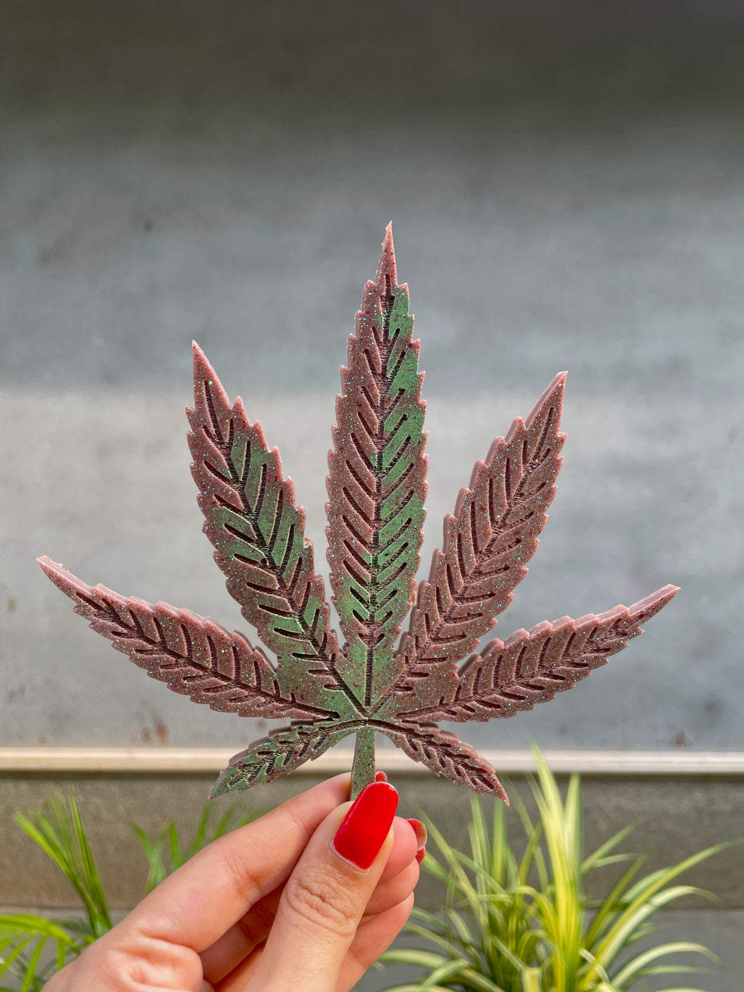Leaf Coasters- Organic Rust