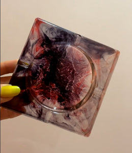 Handmade Ash Tray- Berry Mix