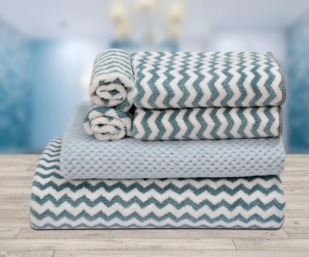 Towel Set (8 Piece) - Blue