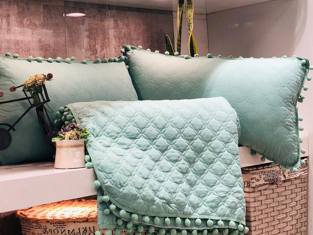 Bubble Bedding Set- Teal