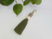 Load image into Gallery viewer, Macrame Key Tag - Tassel
