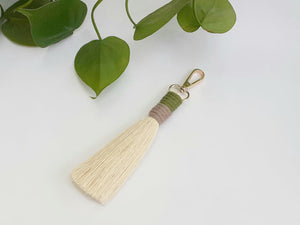 Macrame Key Tag - Tassel