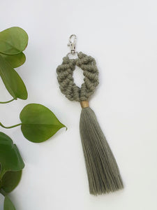 Macrame Shell Bag Charm