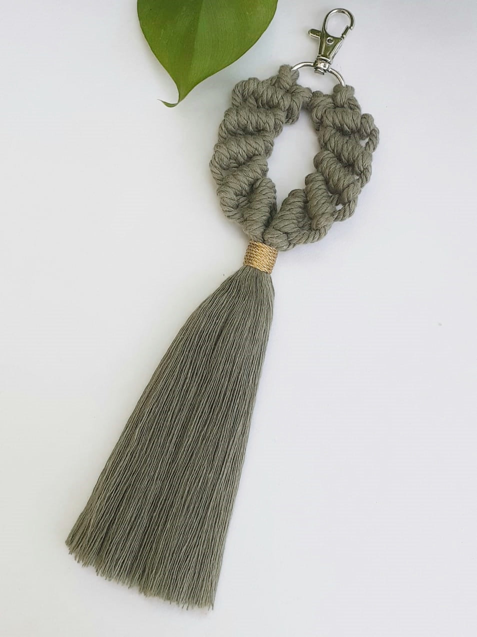 Macrame Shell Bag Charm