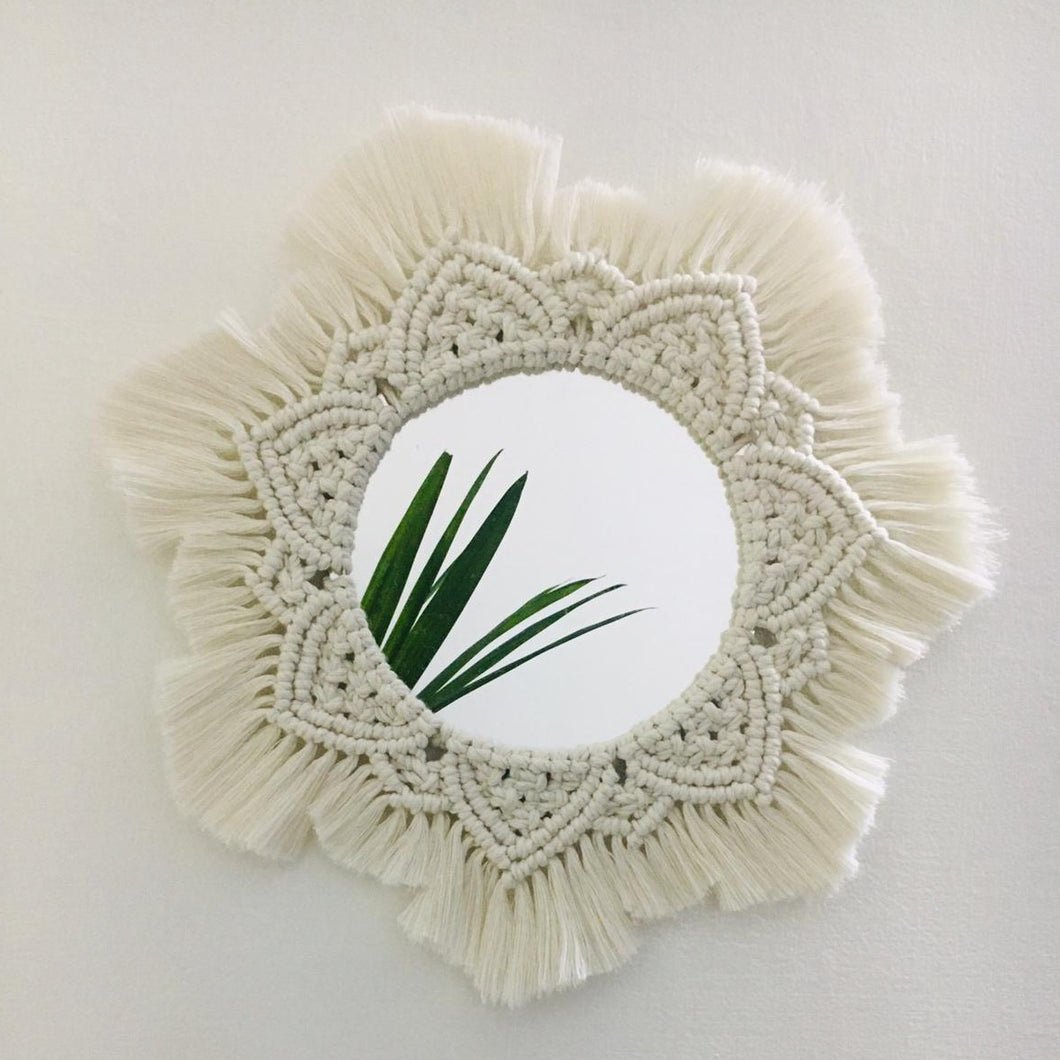 MACRAME MIRROR- Boho Style