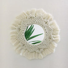 Load image into Gallery viewer, Macrame Mirror- Mandala Design
