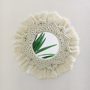 Macrame Mirror- Mandala Design