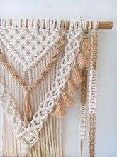 Load image into Gallery viewer, Macrame Floating Shelf
